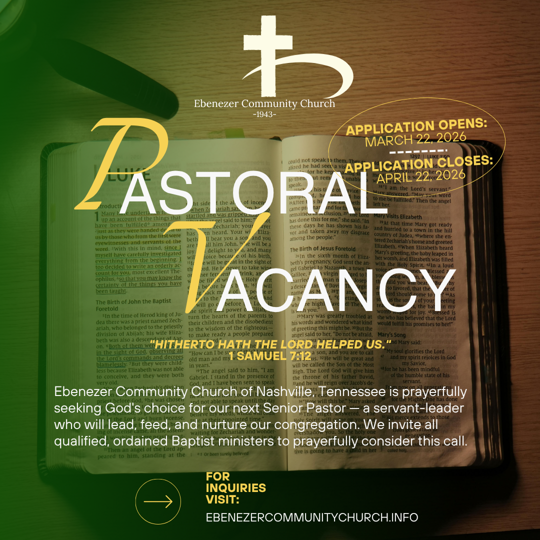 Pastoral Vacancy